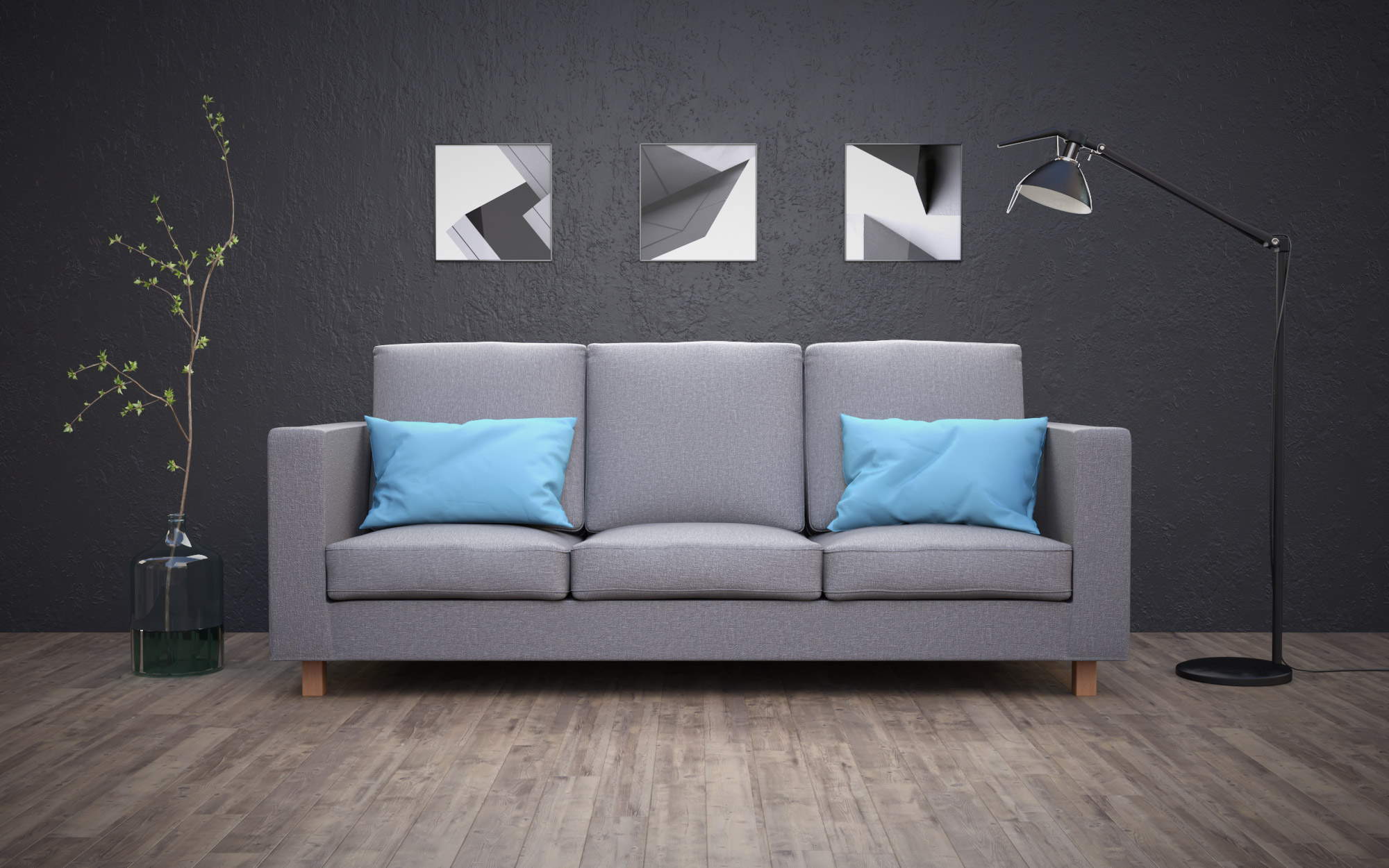 Sofa Wizualizacja 3D