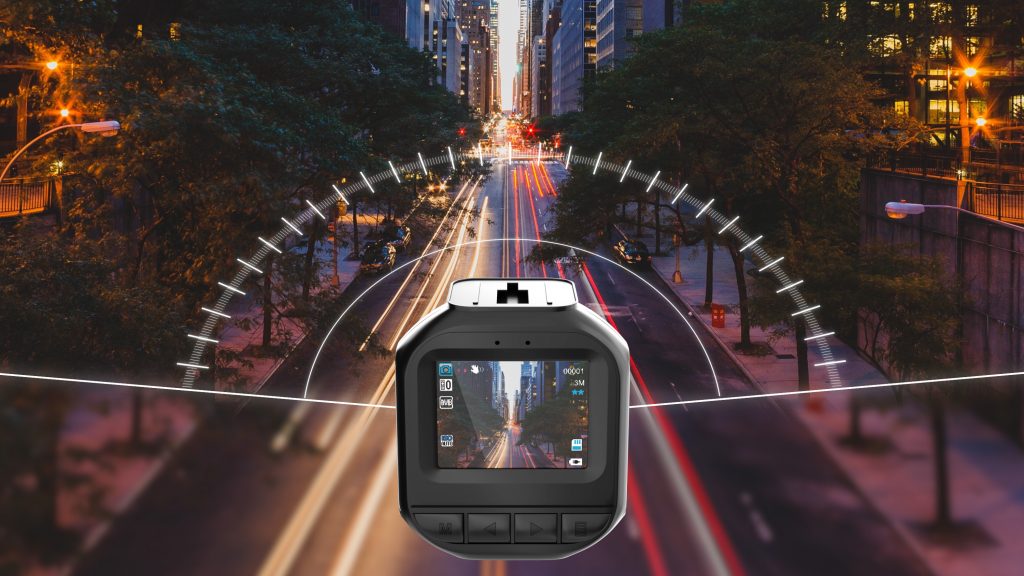 02_Ekran Kamera samochodowa render produktu Kamera samochodowa render produktu