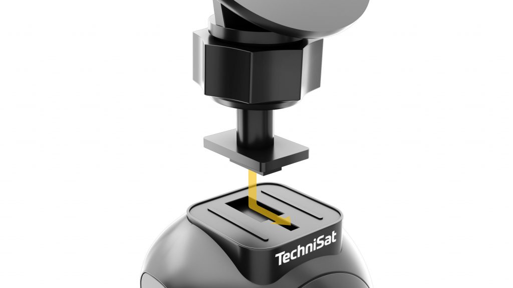 03_Mocowanie Kamera samochodowa render produktu Kamera samochodowa render produktu