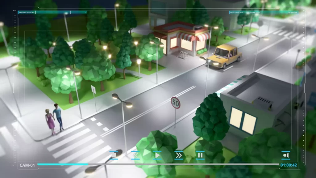 Animacja 3D Bezpieczeństwo Ruchu Drogowego 02_01 Animacja 3D Bezpieczeństwo Ruchu Drogowego