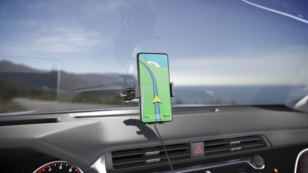 Technisat Render produktowy 3D 05 Animacja 3d ładowarki indukcyjnej