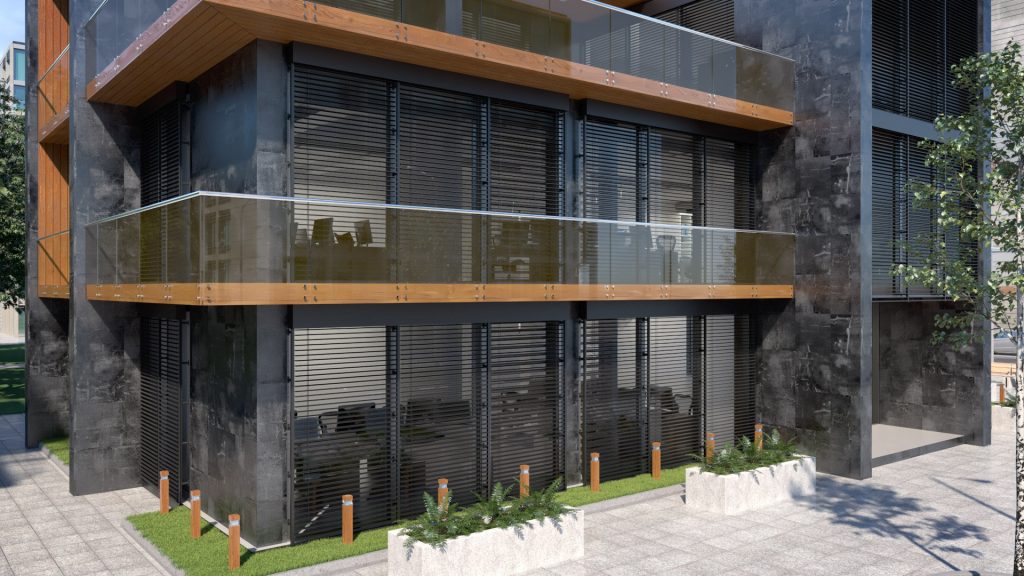 Żaluzje_Animacja_3D_Budynek Żaluzje Animacja 3D Budynek