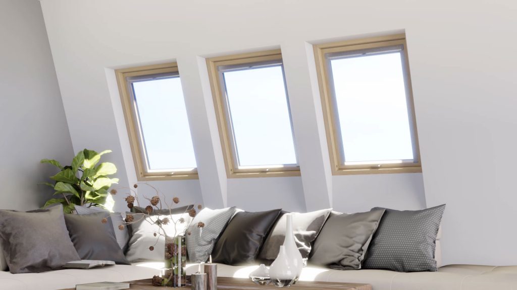 Rolety Dachowe Animacja 3D 001 Rolety Dachowe Animacja 3D