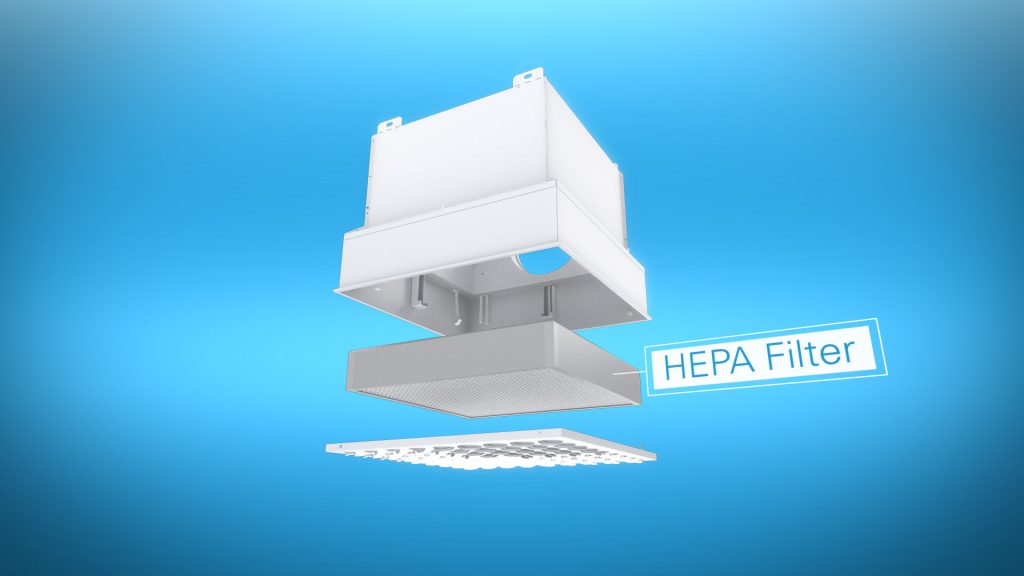 Halton Animacja 3D Clean Room 04 Animacja 3D Clean Room