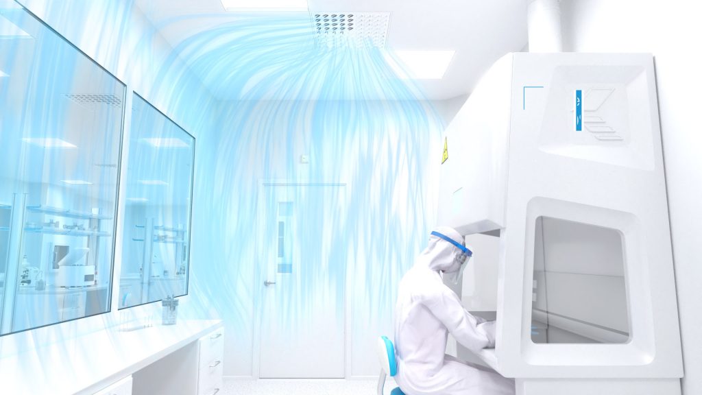 Halton Animacja 3D Clean Room 05 Animacja 3D Clean Room