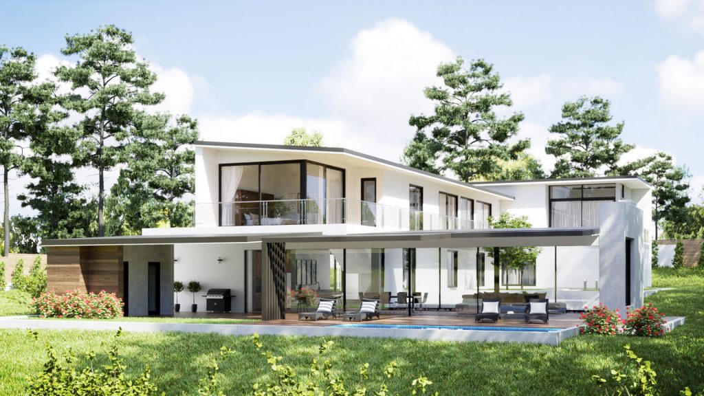 Animacja 3D Drzwi SkyLine 001 Animacja 3D systemu Drzwi SkyLine