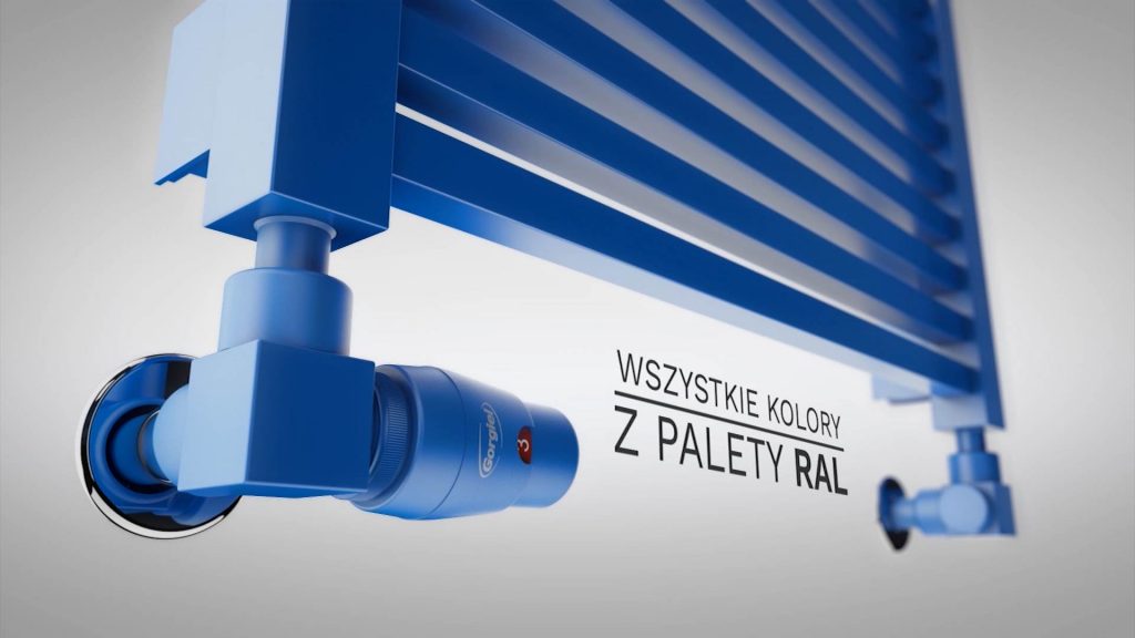 Animacja 3D Grzejnik Recta 003 Animacja 3D Grzejnik