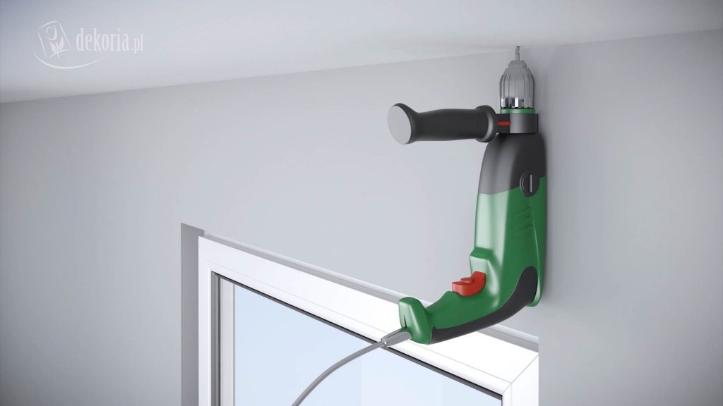 Animacja 3D montażu Rolety Rzymskie 05 Animacja 3D montażu Rolety Rzymskie