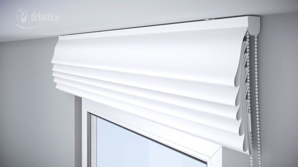 Animacja 3D montażu Rolety Rzymskie 06 Animacja 3D montażu Rolety Rzymskie