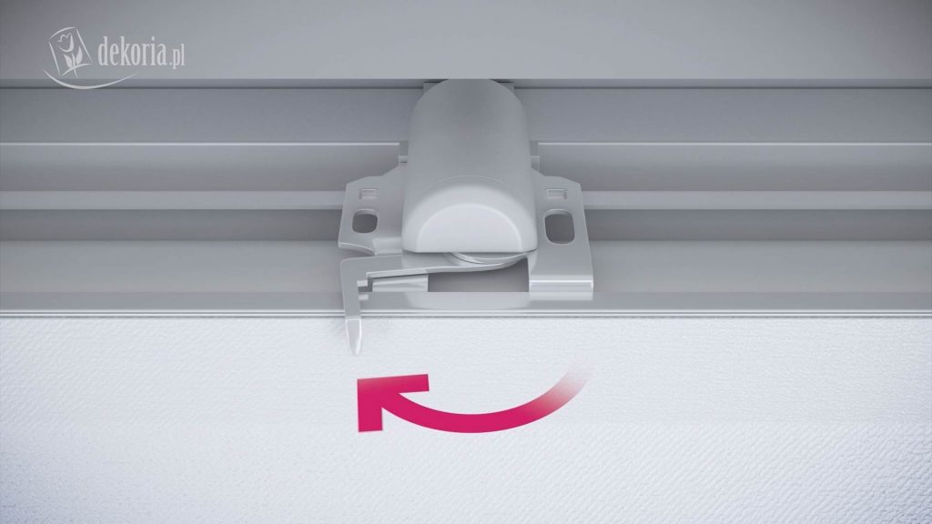 Animacja 3D montażu Rolety Rzymskie 08 Animacja 3D montażu Rolety Rzymskie