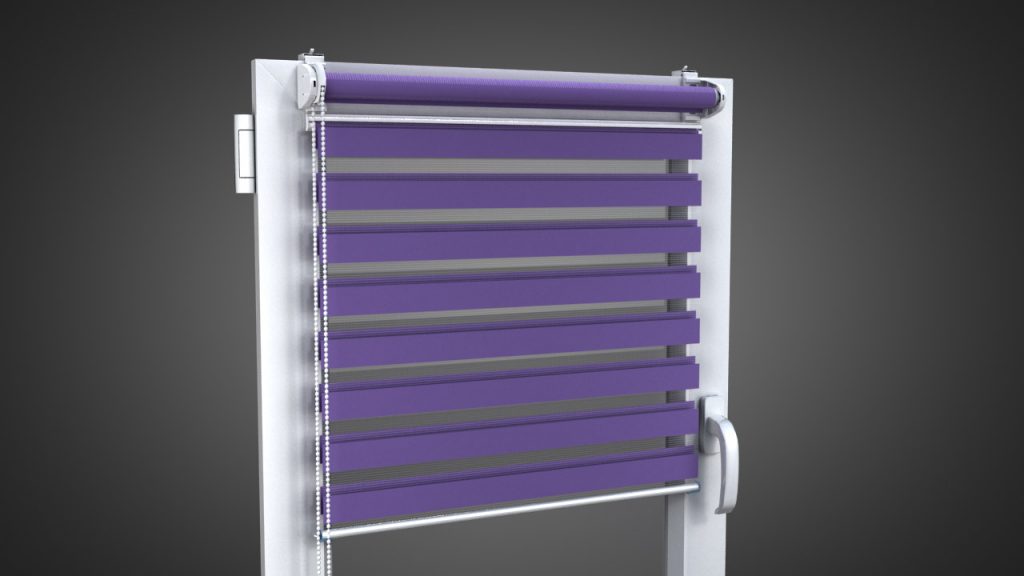 Animacja 3D Roleta Dzie艅 Noc 006 Animacja 3D Roleta Dzie艅 Noc