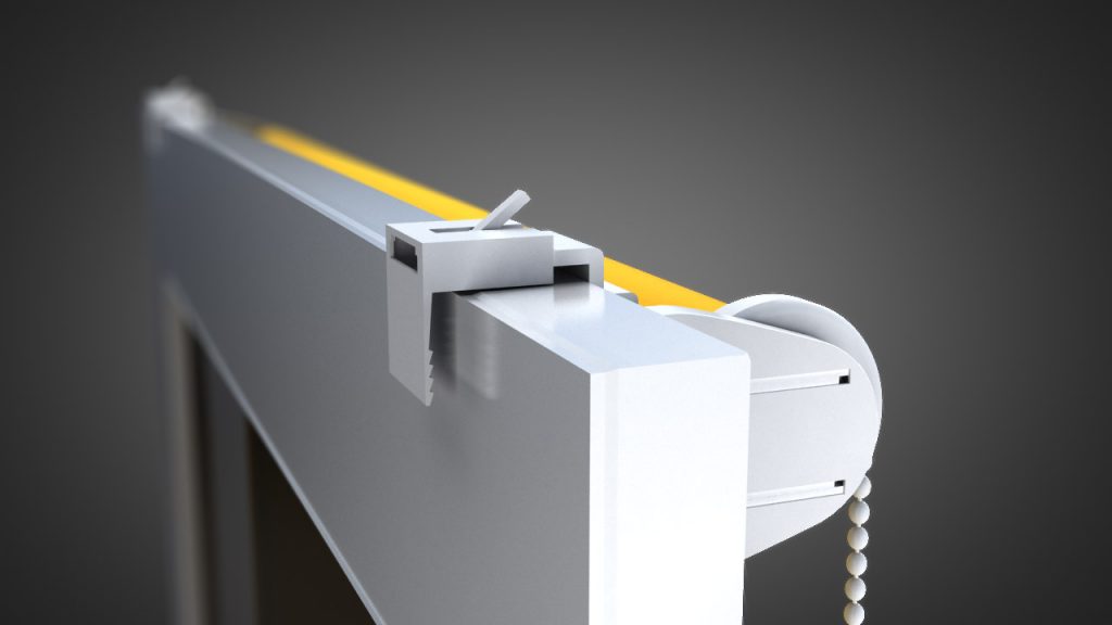 Animacja Instrukcja montażu 3D Roleta mini 004 Animacja Instrukcja montażu 3D Roleta mini