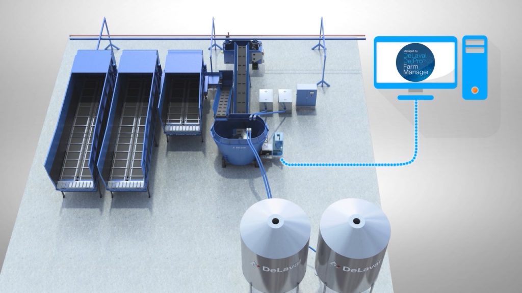 DeLaval Optimat Animacja 3D 005 DeLaval Optimat Animacja 3D