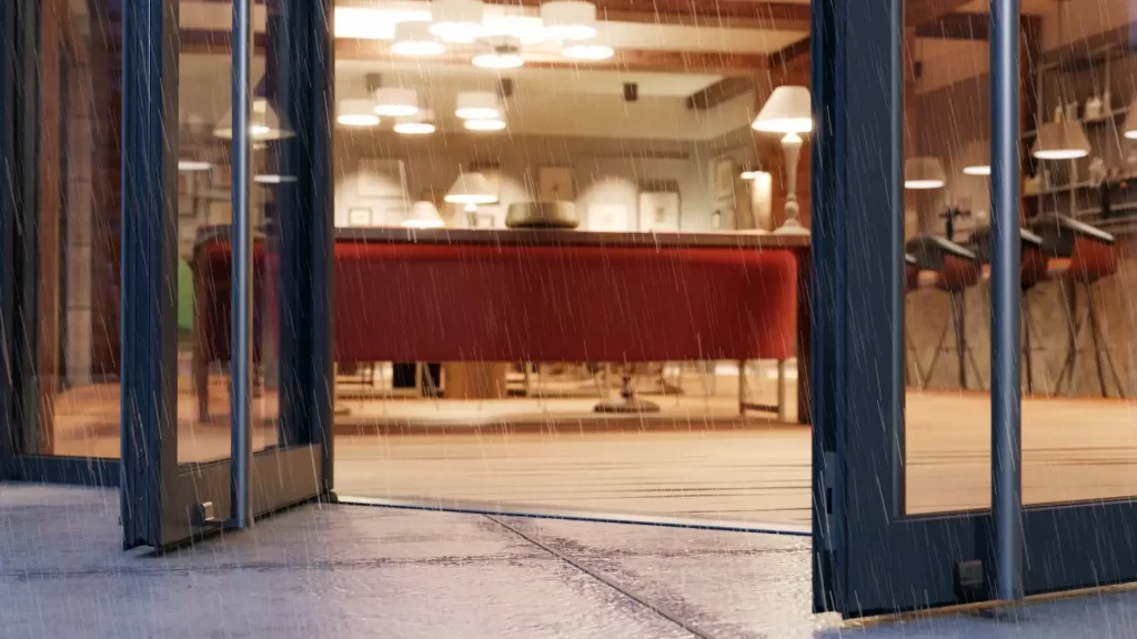 Commercial Door Animacja 3D 002 Animacja techniczna 3D