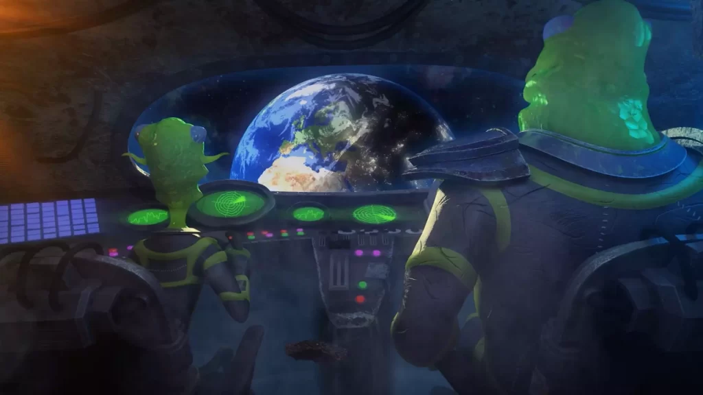 Animacja 3D Kosmiczna Robota 001 Animacja 3D Kosmiczna Robota