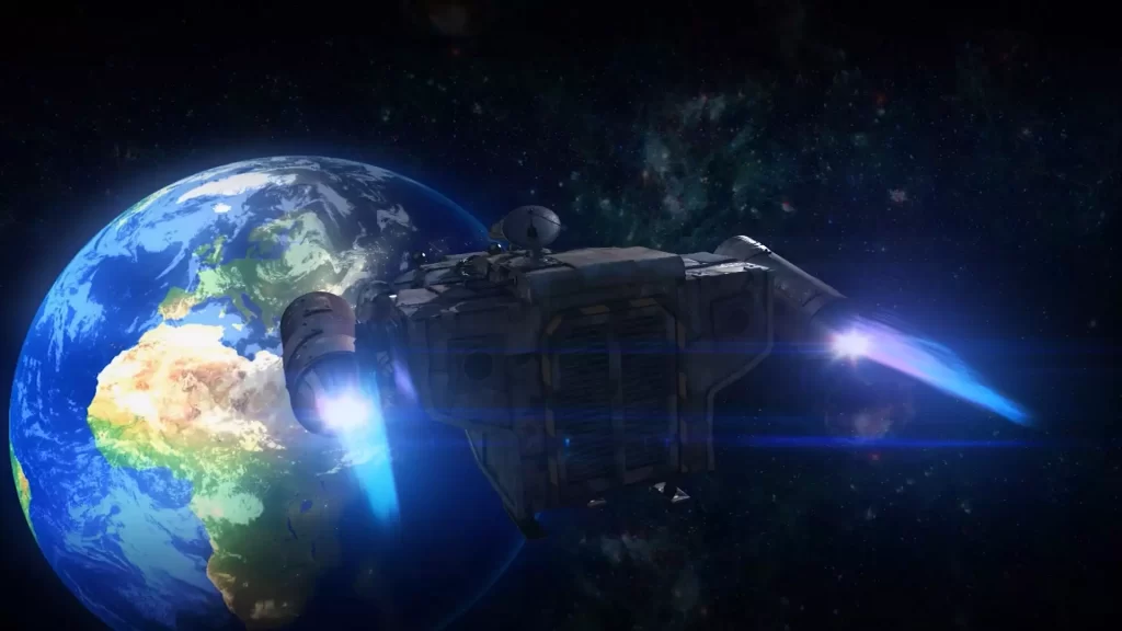 Animacja 3D Kosmiczna Robota 002 Animacja 3D Kosmiczna Robota