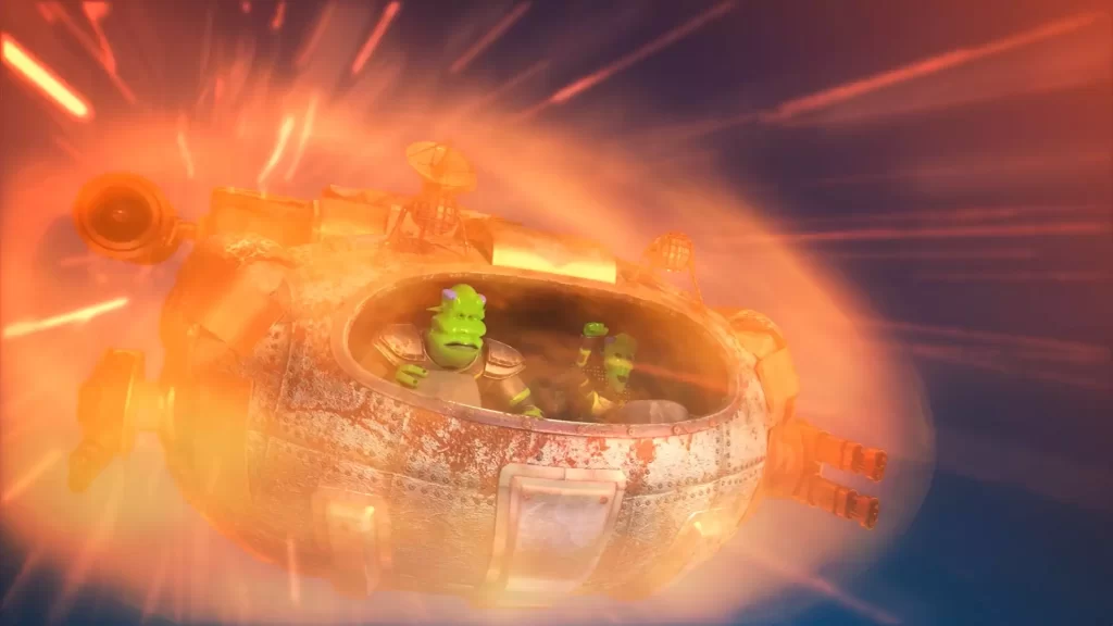 Animacja 3D Kosmiczna Robota 003 Animacja 3D Kosmiczna Robota