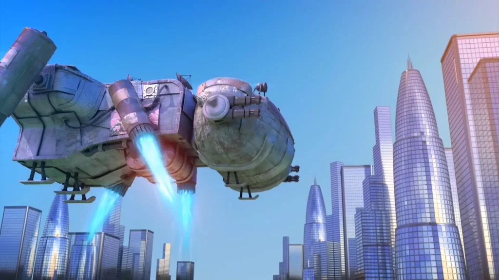 Animacja 3D Kosmiczna Robota 004 Animacja 3D Kosmiczna Robota