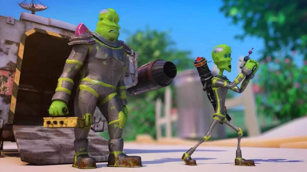 Animacja 3D Kosmiczna Robota 005 Animacja 3D Kosmiczna Robota