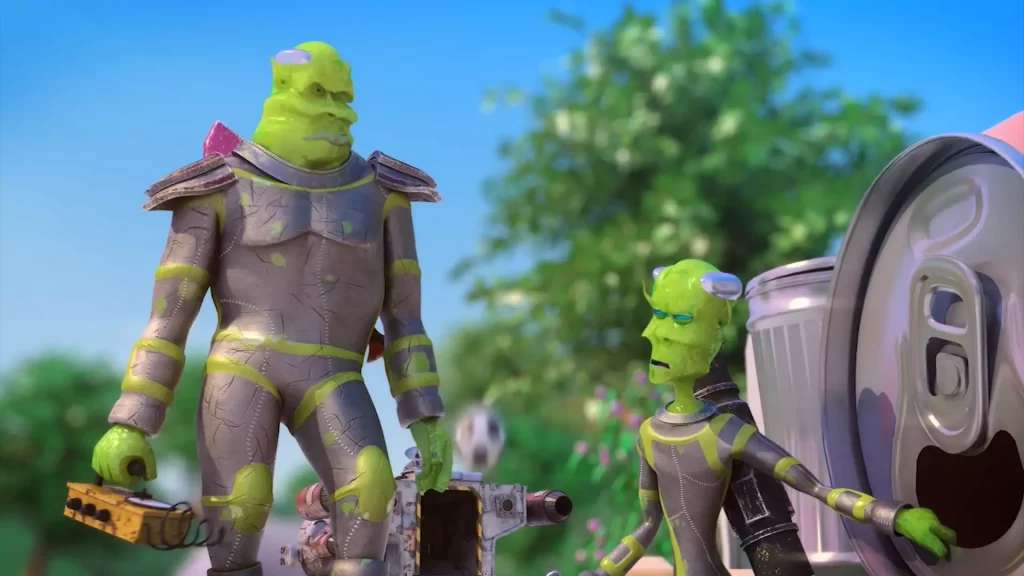 Animacja 3D Kosmiczna Robota 007 Animacja 3D Kosmiczna Robota