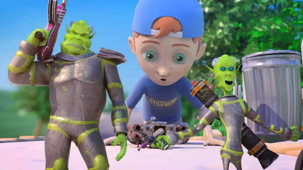 Animacja 3D Kosmiczna Robota 008 Animacja 3D Kosmiczna Robota