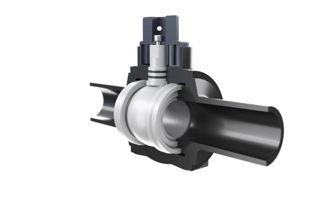 Zawor_kulowy_2 Zaw贸r kulowy - Animacja 3D