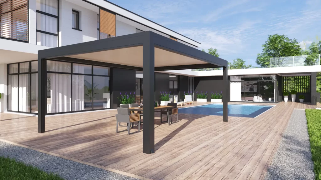 Pergola TechnicPro Render Produktowy 3D 001
