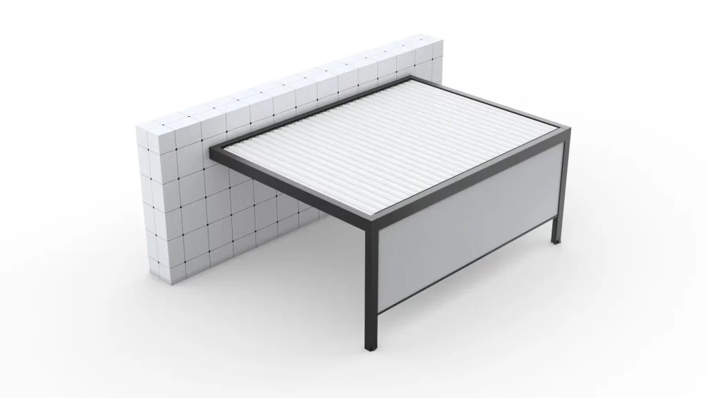 Pergola TechnicPro Render Produktowy 3D 017 Tarasola Technic Pro -właściwości - klatki z animacji 3D