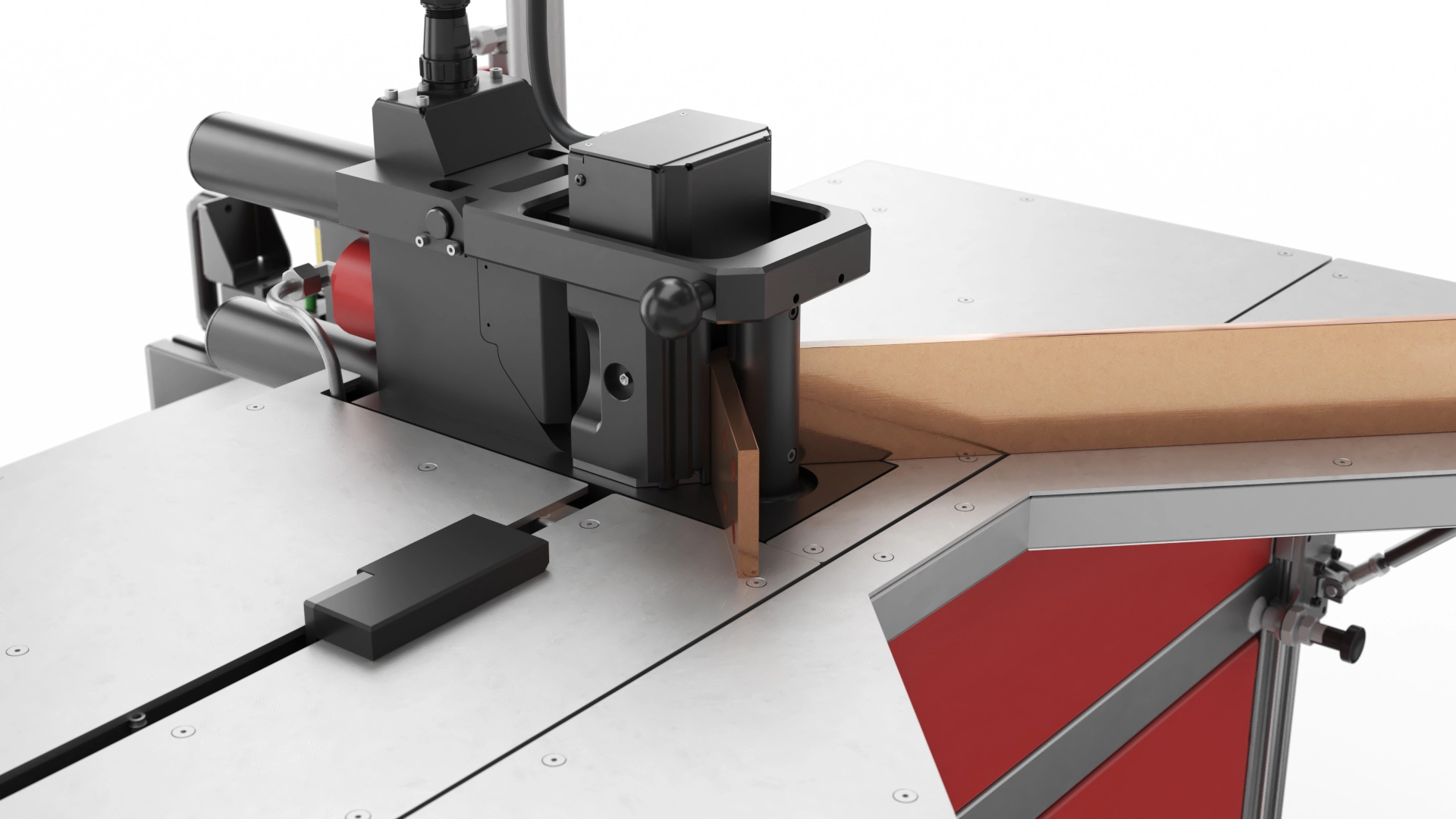 Animacja 3D urządzenia ERKO BPS1200 gięcie