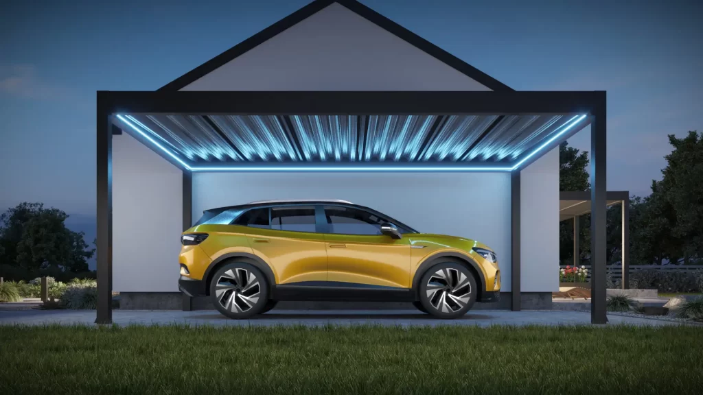 3vo Studio Animacje 3D - Carport Render Produktowy 010 3vo Studio Animacje 3D - Carport Oświetlenie