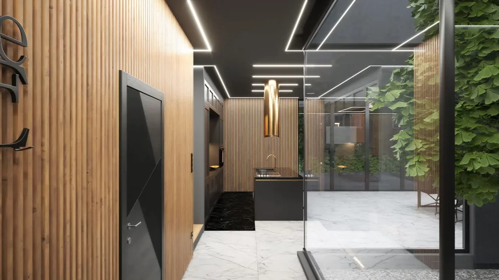 3vo Animacja produktowa 3D Profil LED Topmet 011 Animacja 3D profili LED do płyt kartonowo-gipsowych