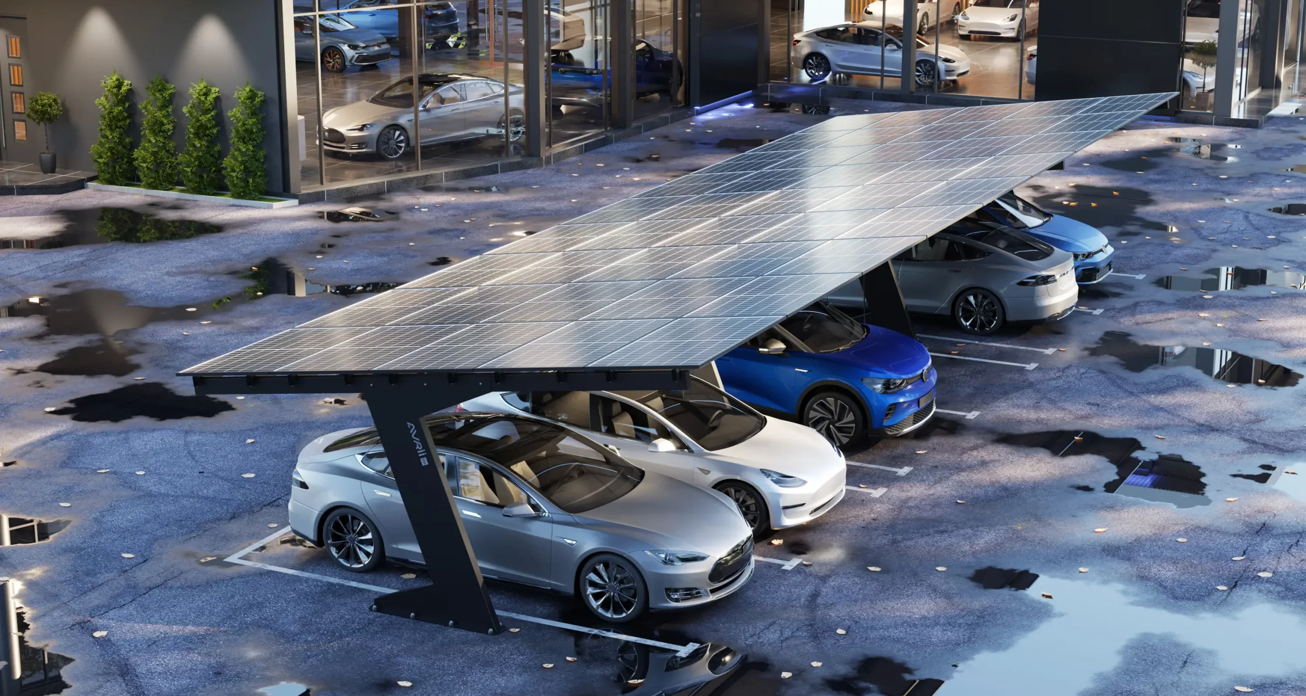 Carport - Wizualizacja 3D