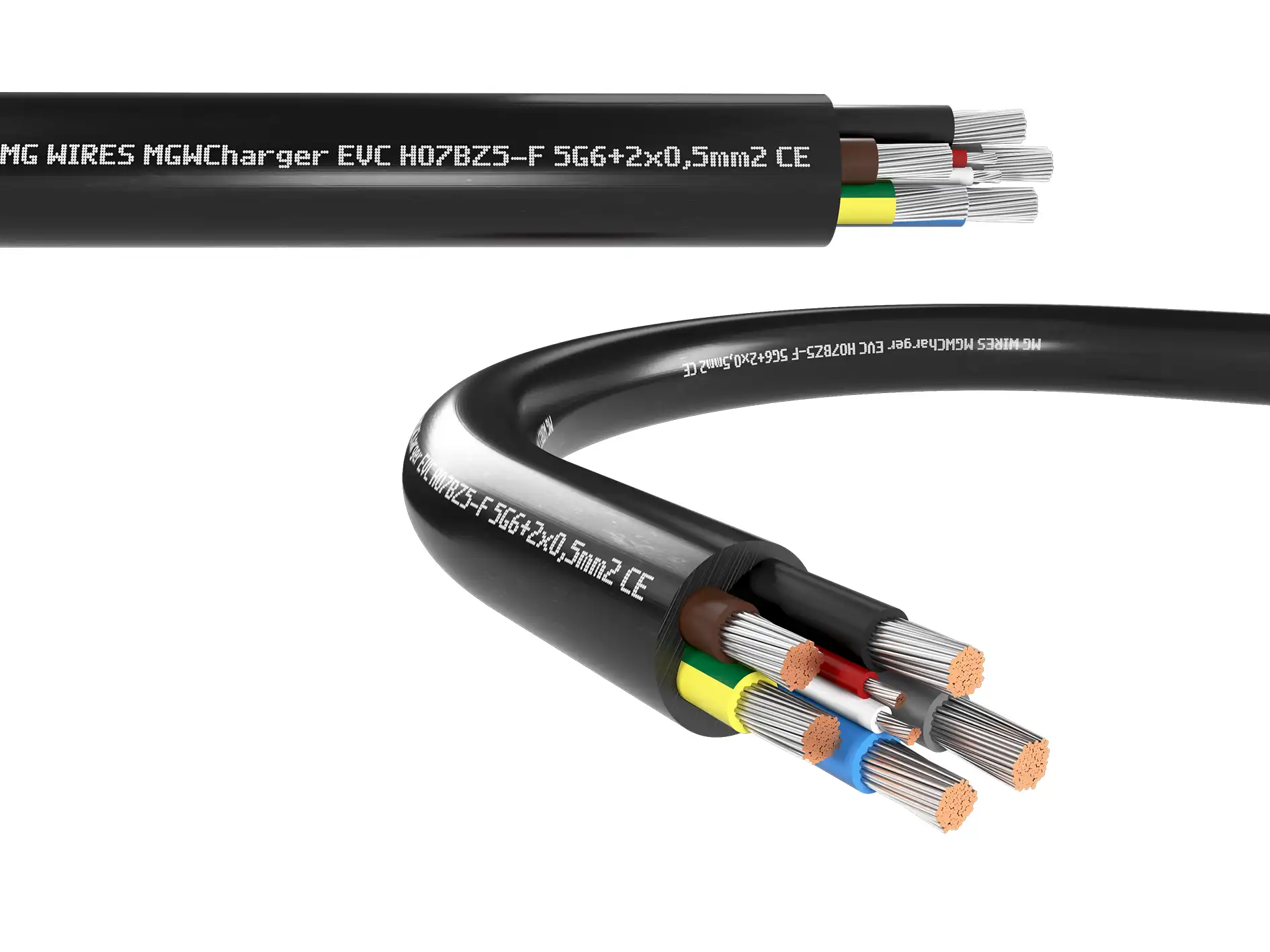 Wizualizacja produktu 3D przewody