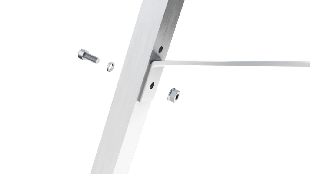 Animacja 3D Techniczna priBalcony_elementy Instrukcja montażu 3D element montażowy