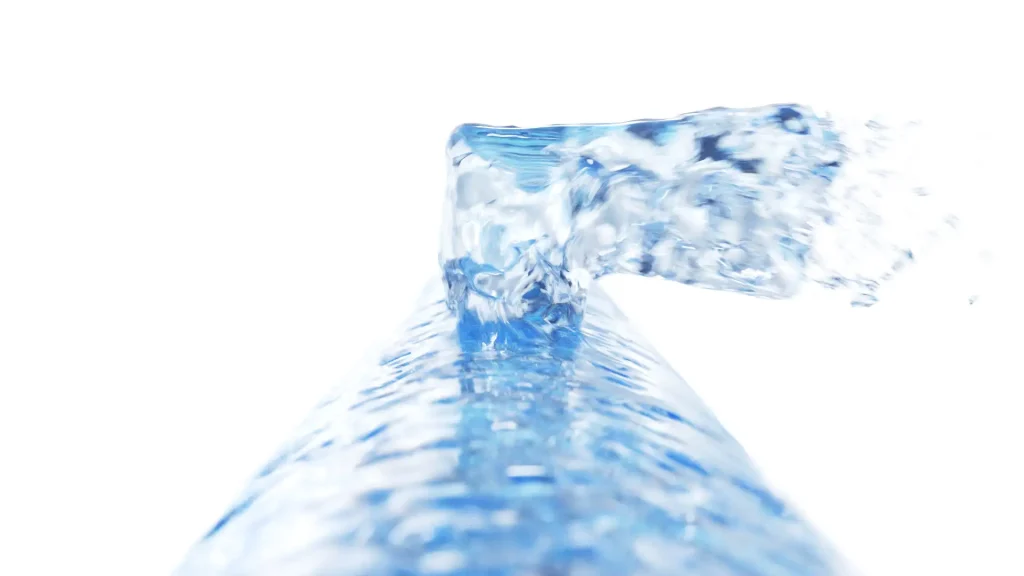 Fox Tapping Tee Animacja techniczna 3D 001 Animacja wody 3D - stopklatka