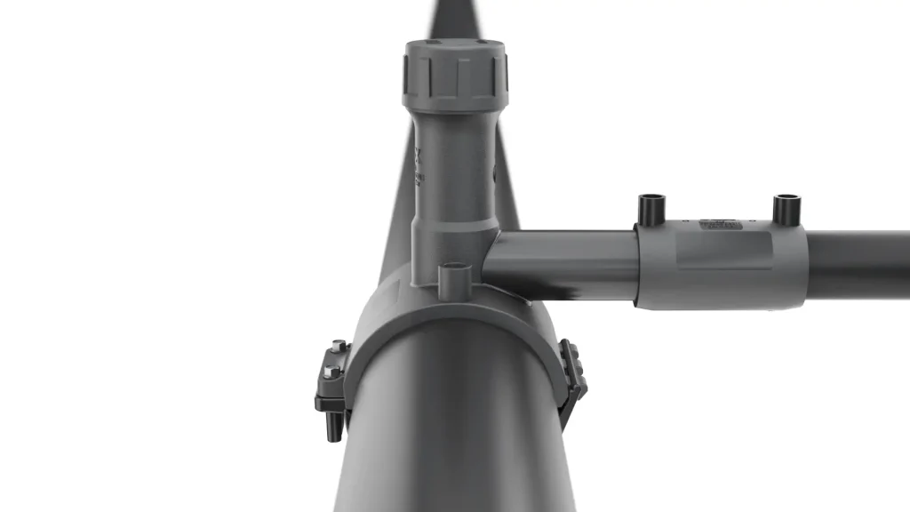 Fox Tapping Tee Animacja techniczna 3D 002 Animacja techniczna trójwymiarowa Trójnik Siodłowy Fox