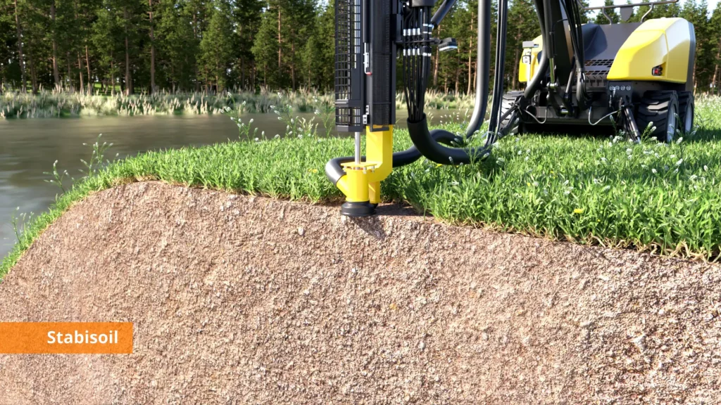 Animacja techniczna 3D Wizualizacja 3D Wal Przeciwpowodziowy Cover Technologies 3vo Studio 002 Przedstawienie produktu do uszczelniania wału przeciw powodziowego