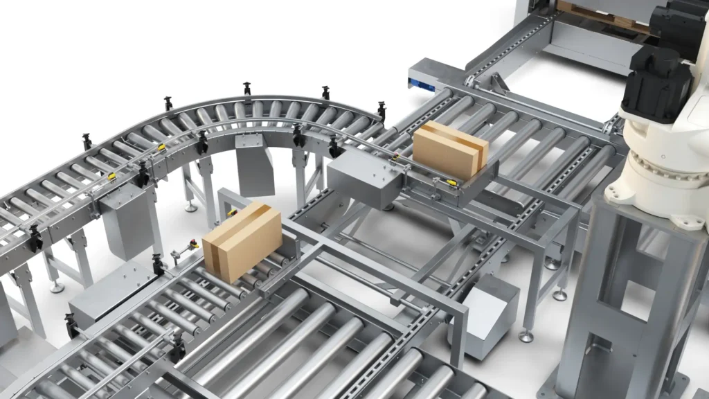 01_Linia_Paletyzacji_Still_3 Linia paletyzacji 3D Argospaw - animacja 3D techniczna