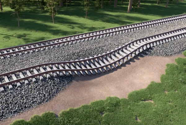 Animacja techniczna 3D - naprawa torów