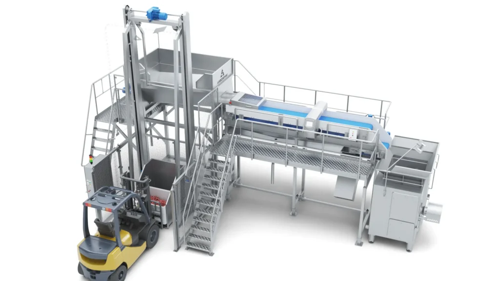 Techniczne Animacje 3D Linia Detakcji 3vo Studio Wizualizacje 3D 002 Animacja techniczna linii produkcyjnej